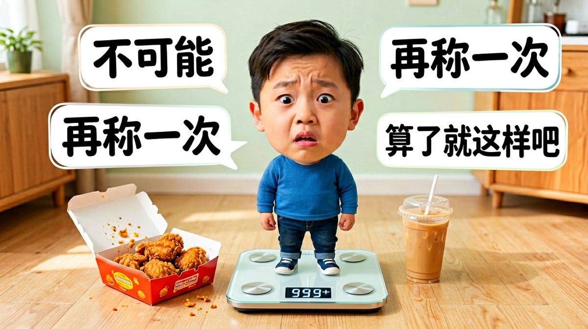 体重秤：你的努力我都看到了