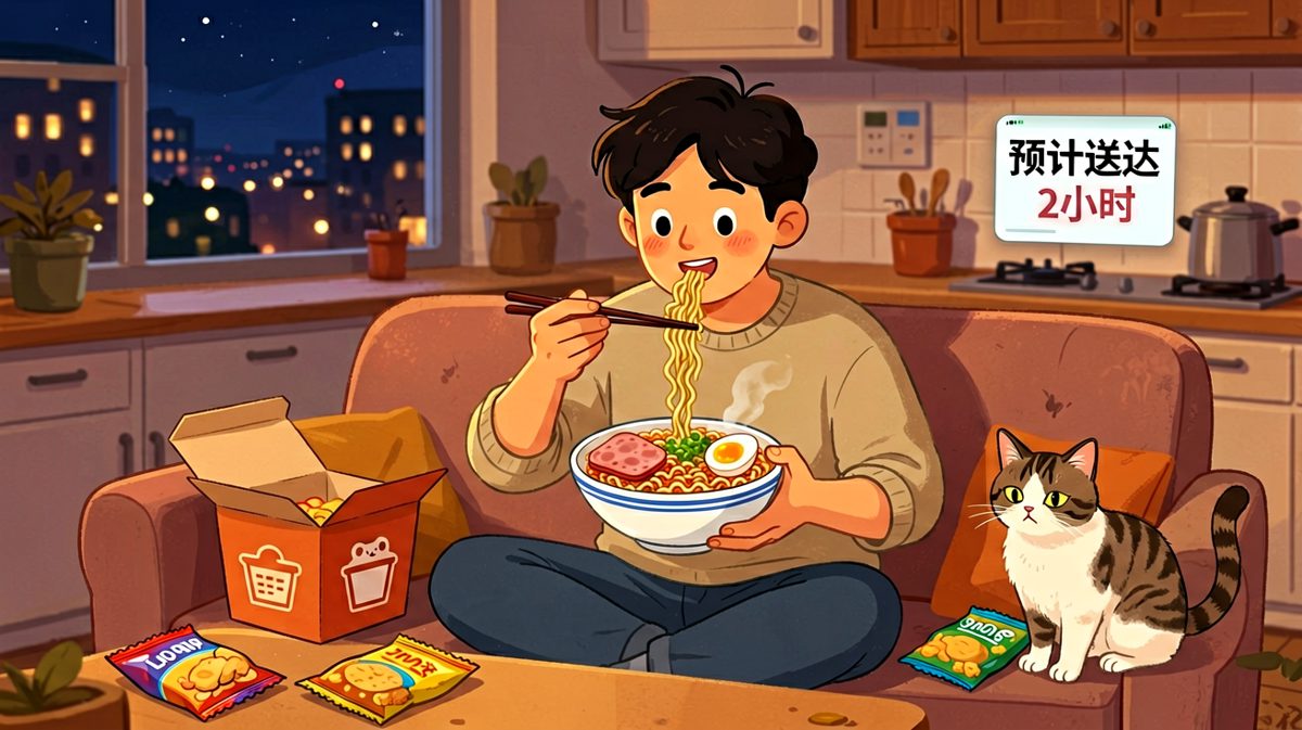 等外卖的两个小时，是我一天中最漫长的修行
