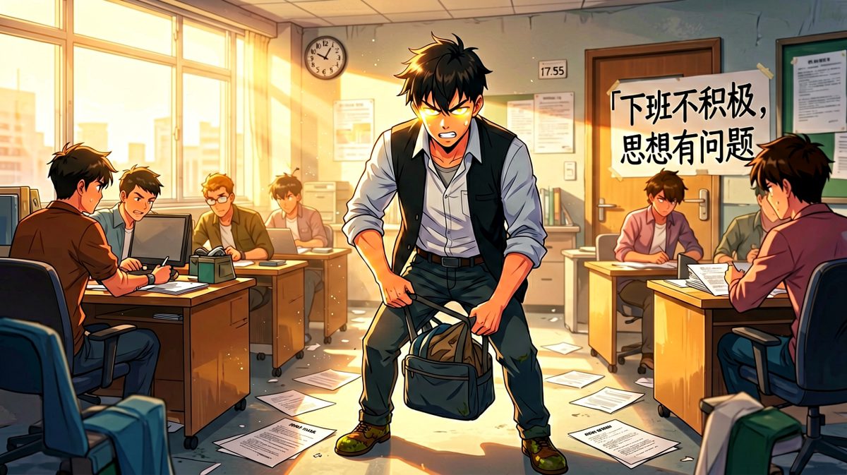 周五17:55的打工人，拥有超人的速度与决心