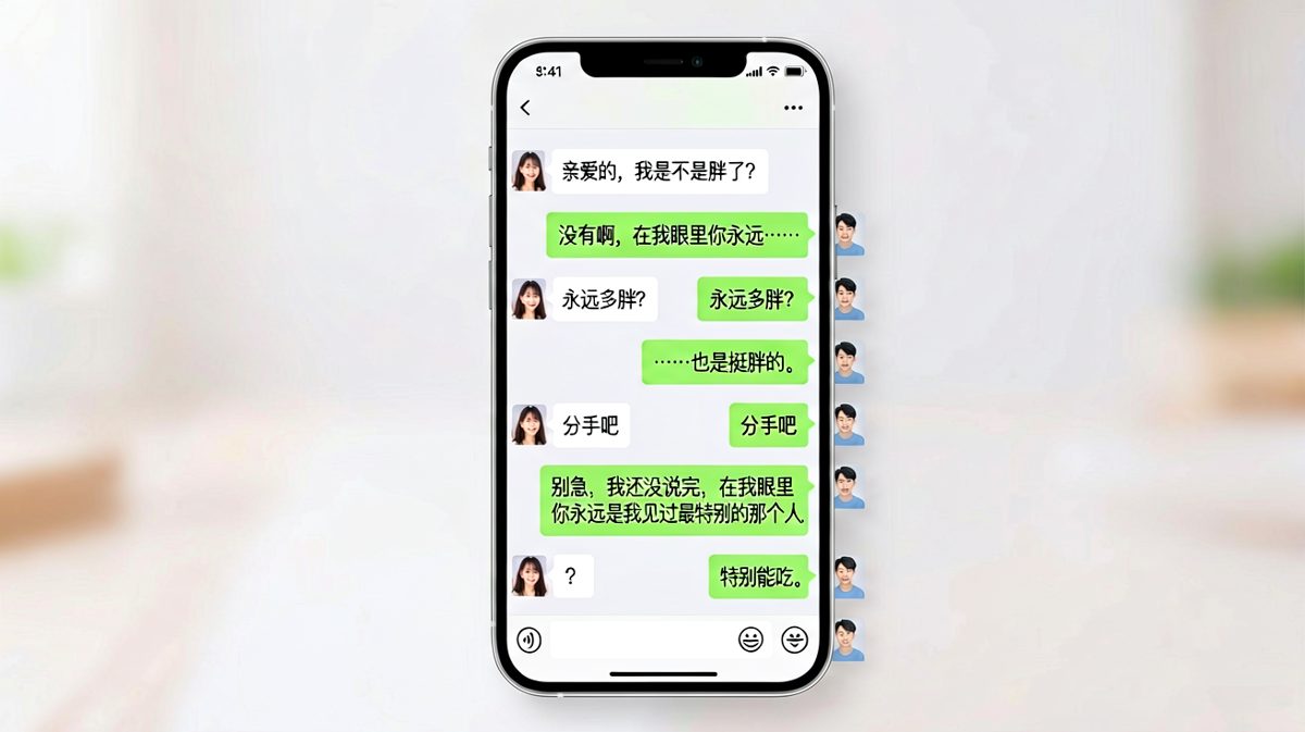 夸人前先铺垫，结果一句话把自己坑了