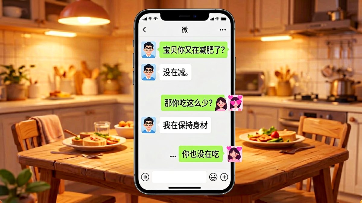 减肥对话变成身份质疑