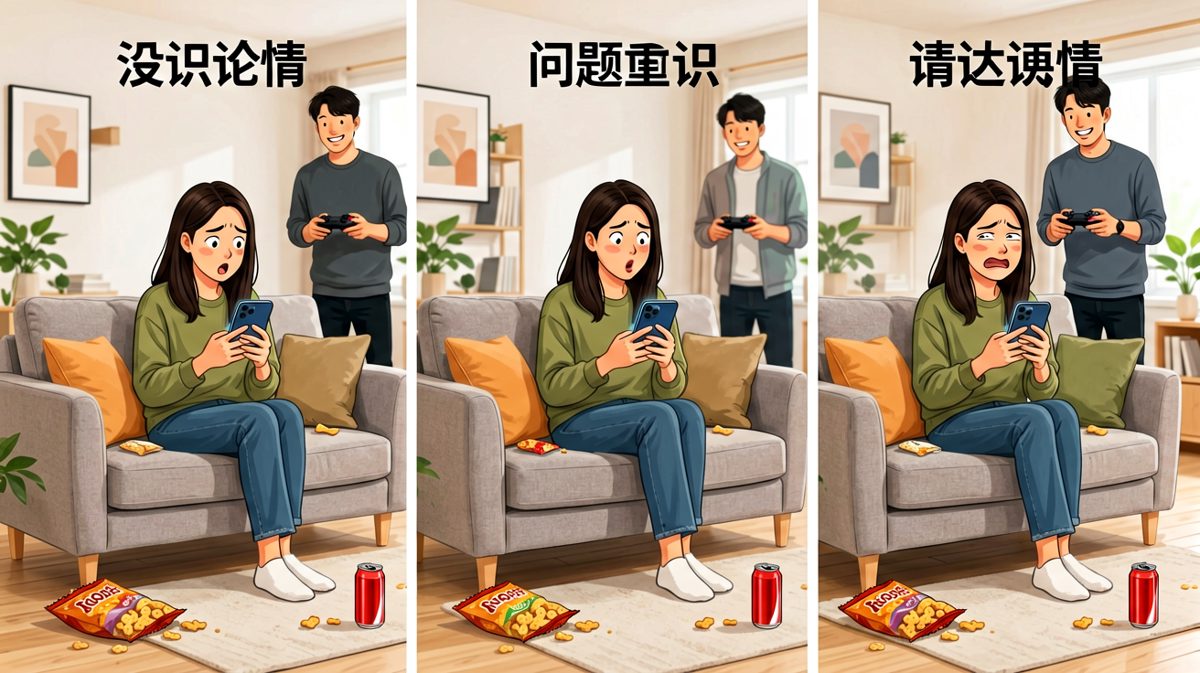 她发的小作文，他在打团