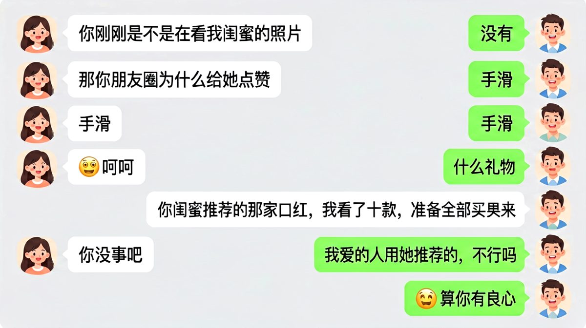 吃醋吃到正题上，这波反向操作亮了
