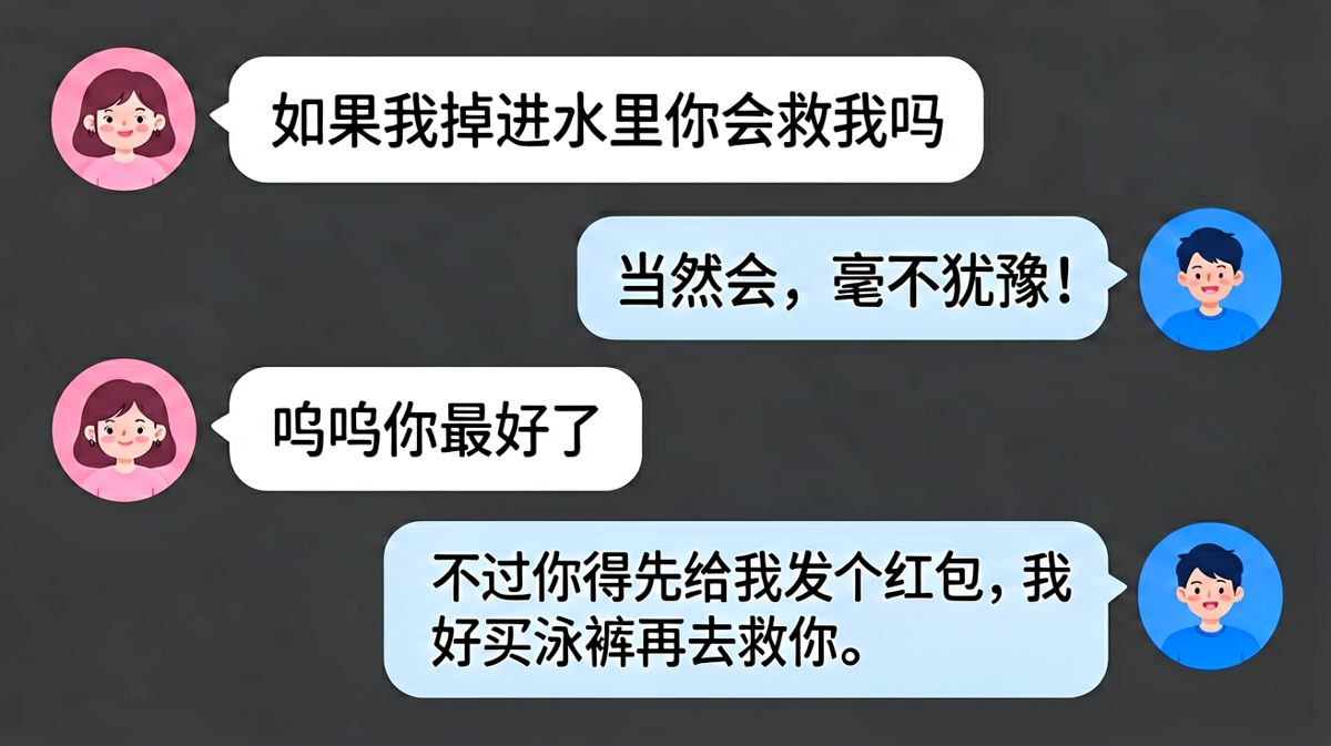 要救人先要红包买泳裤