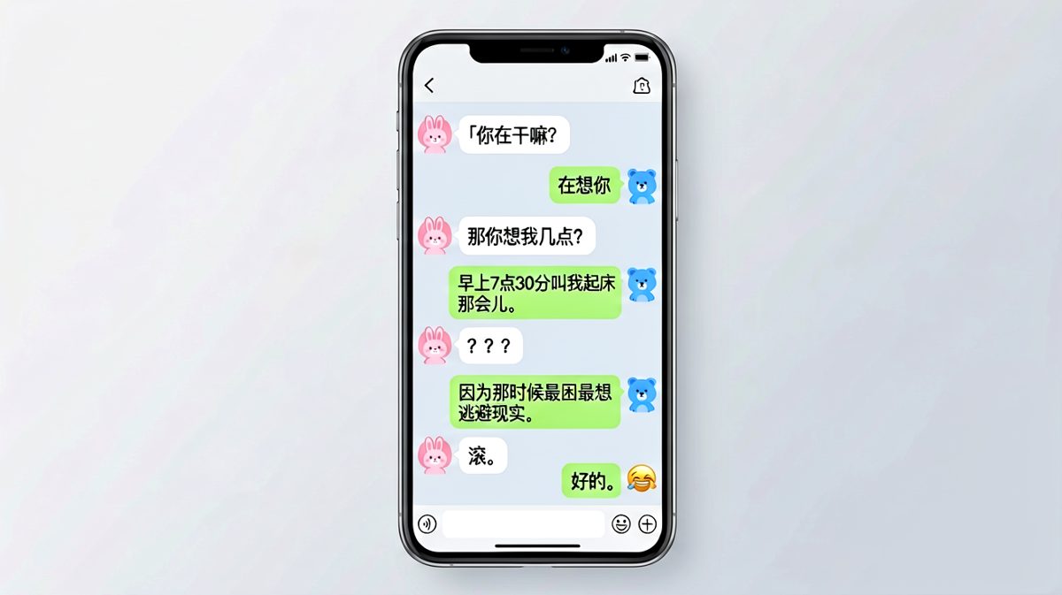 男友坦白：想你的时候正好是困得想逃避现实的闹钟响起时