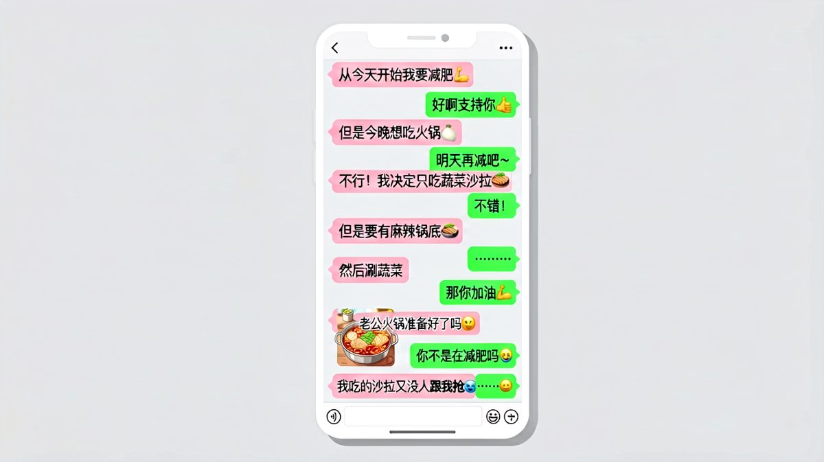 减肥宣言三秒破功，沙拉美其名曰没人抢