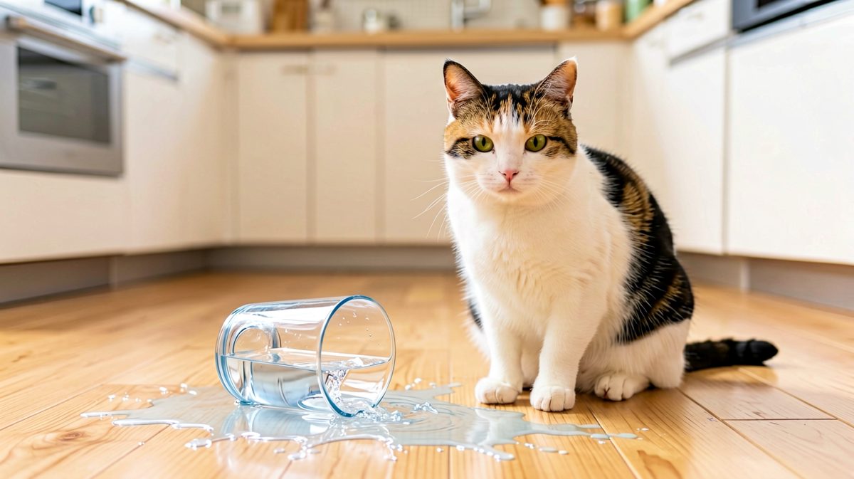 猫：是杯子先动的手，我只是正当防卫