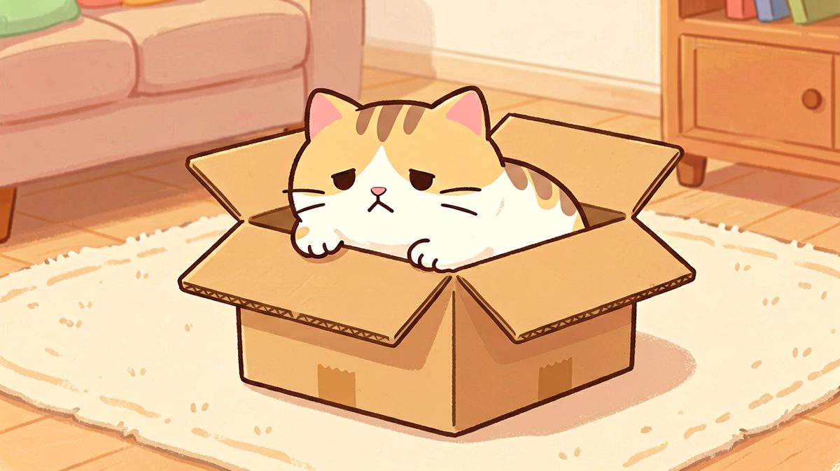 猫：只要我够胖，盒子就会自动变大——并没有