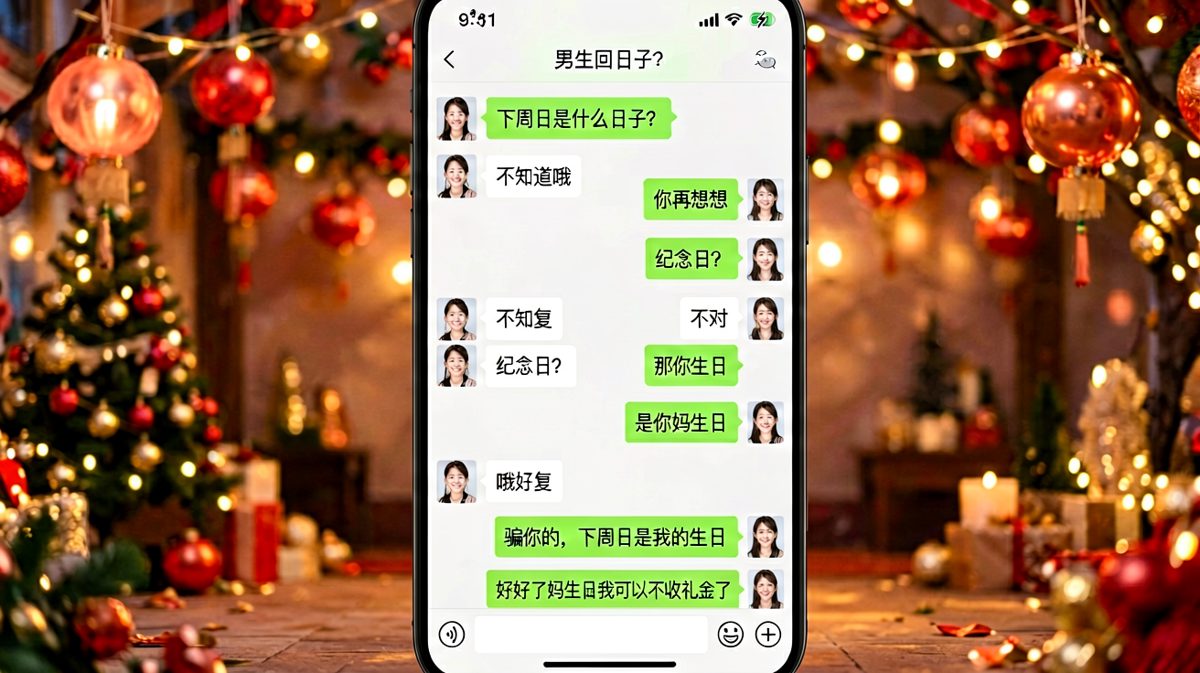 男生对女朋友生日的记忆力令人担忧