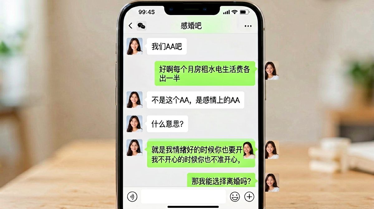 当女生说AA的时候通常没好事