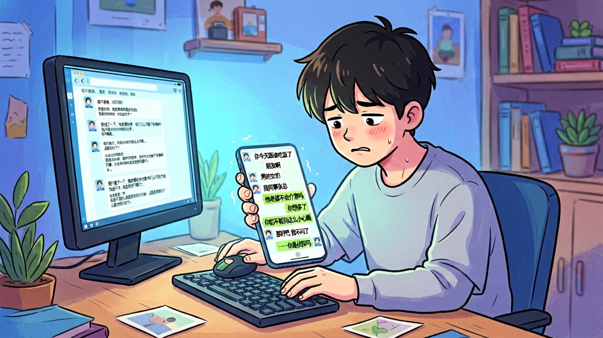 小心眼的尽头是职业本能，男朋友也是侦探。