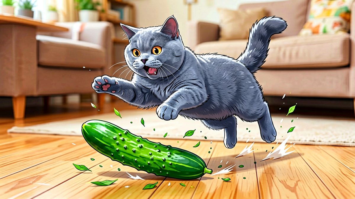猫：谁往我路上放了条蛇！！！