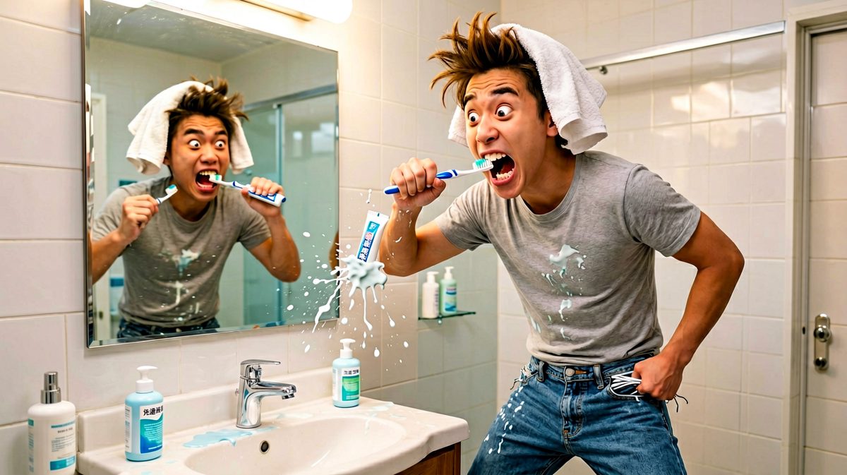 极限洗漱，速度与激情的早晨版！