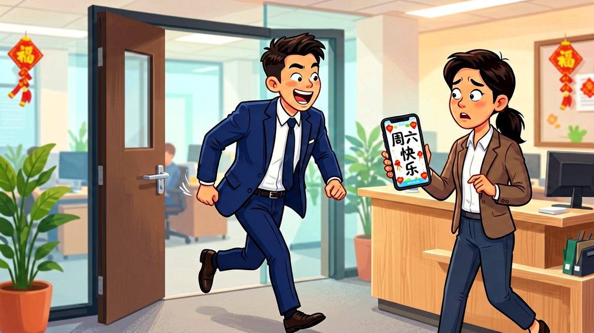 结果……今天是周六。
