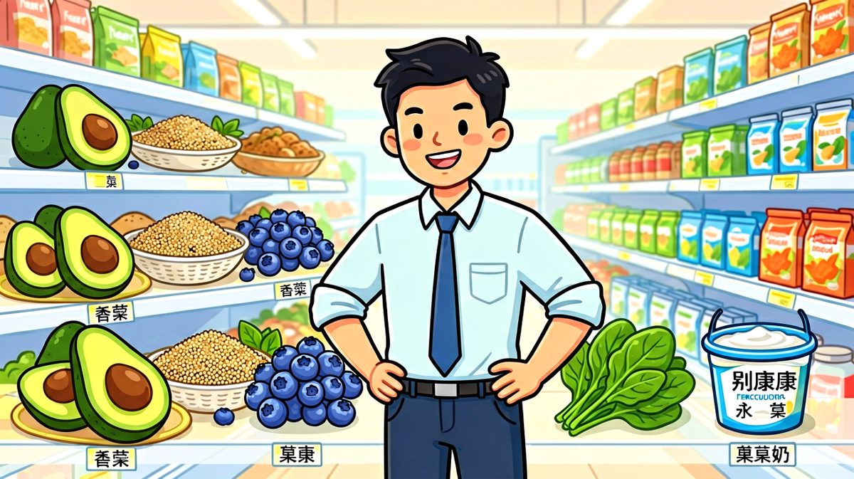 雄心勃勃采购健康食材