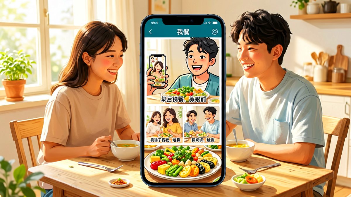 拍下完美照片准备发圈