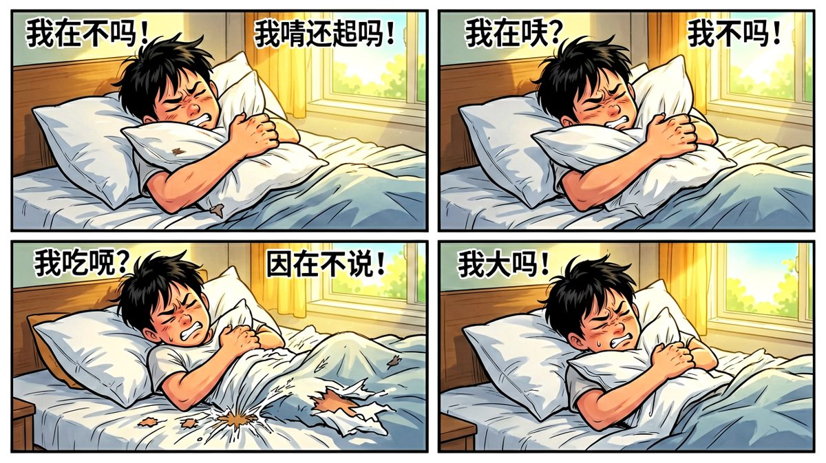 灵魂还在跟床进行殊死搏斗