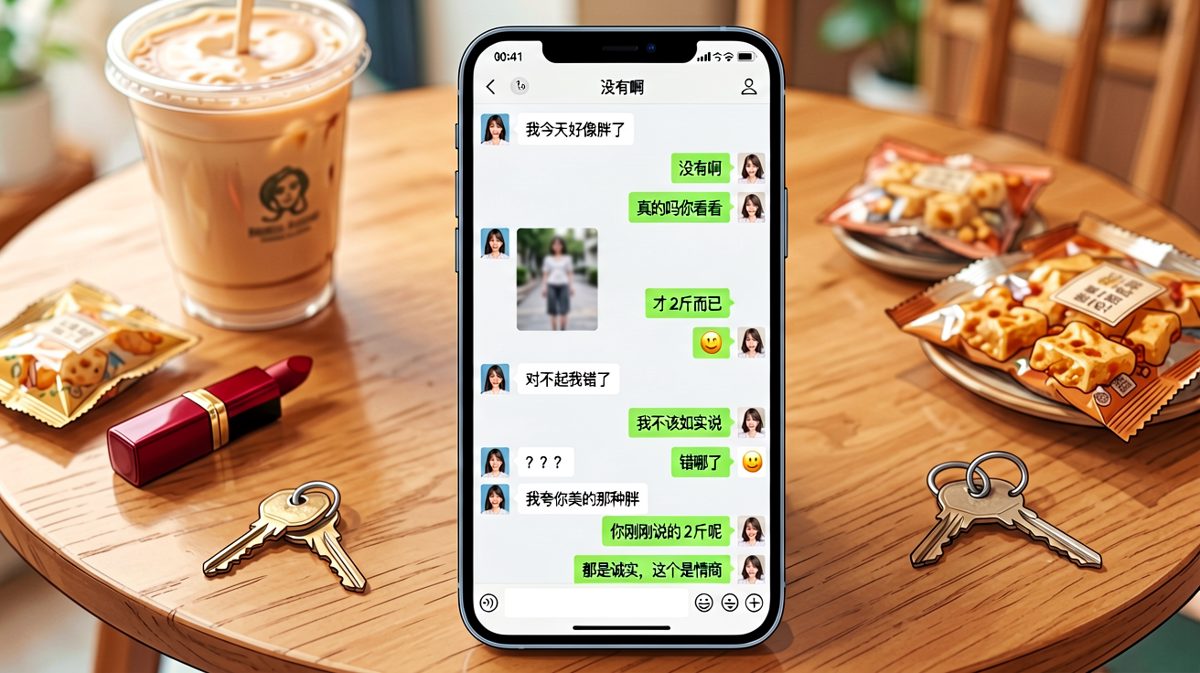 直男的求生欲，全靠最后一句来拯救。