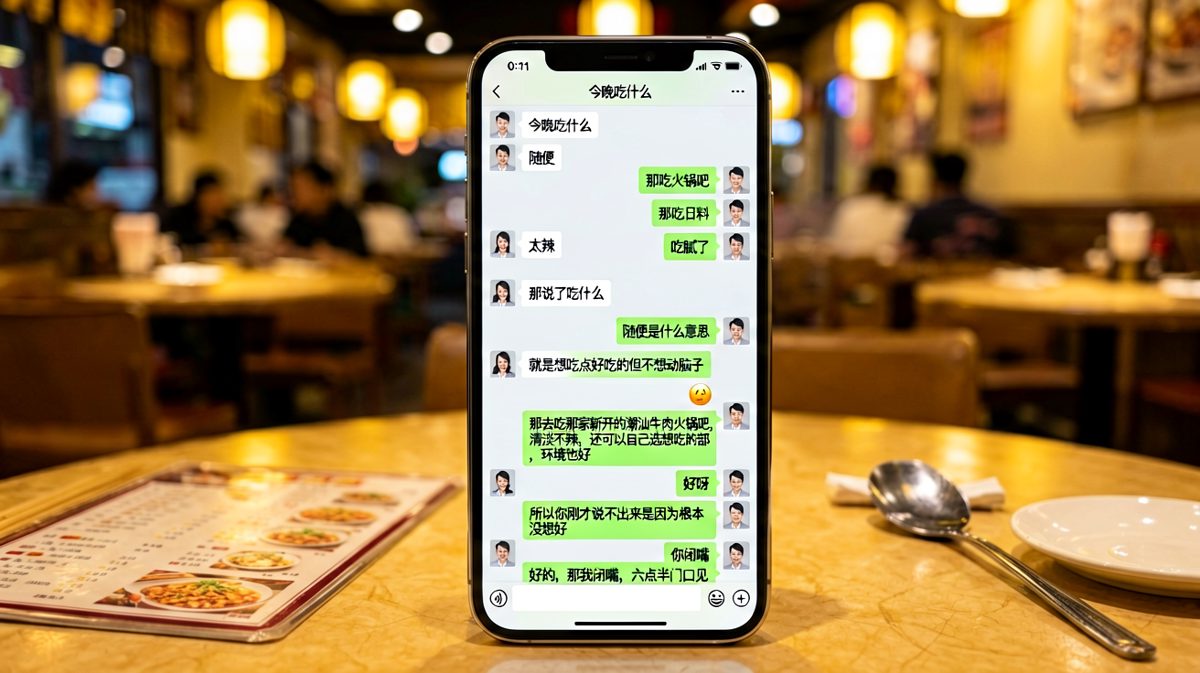 随便这两个字，是情侣间最大的语言陷阱。