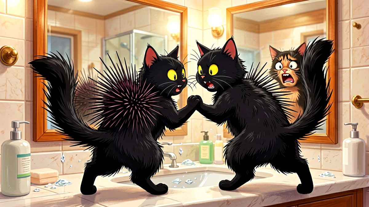 猫：哪来的怪物！！（哦是我自己）