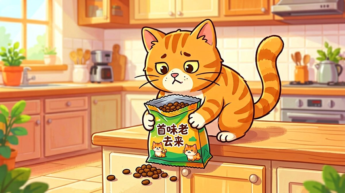 《偷吃被抓现场》本喵只是帮你尝尝新粮过期没！