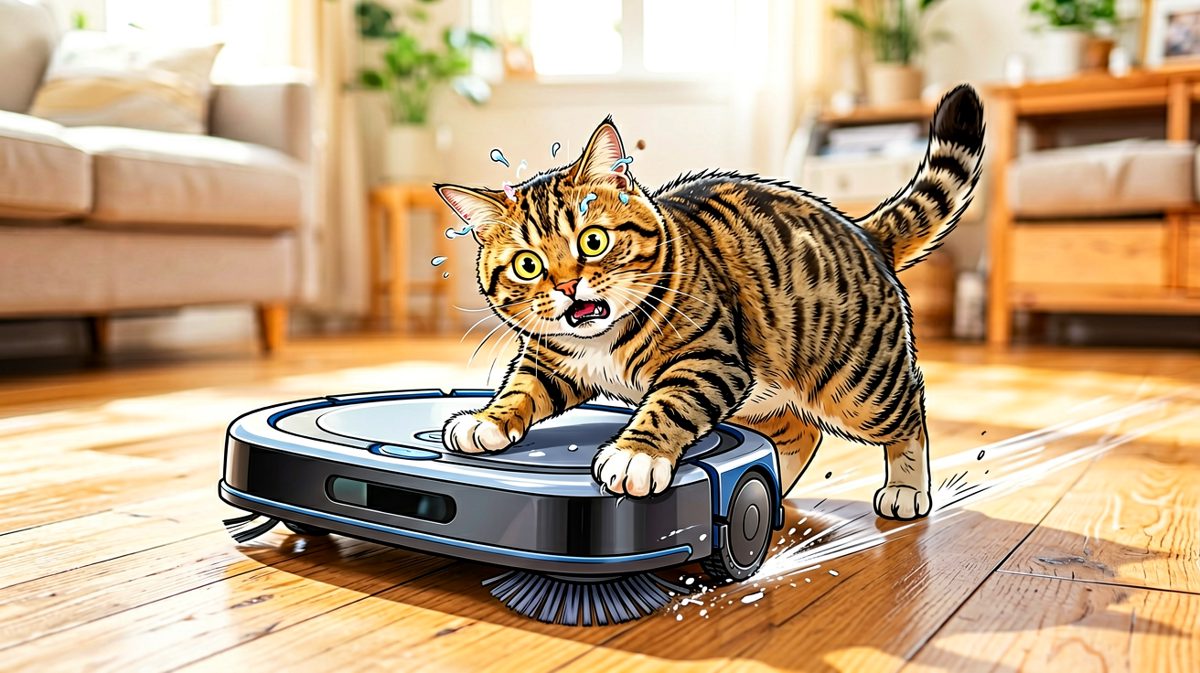 猫：谁发明的铁盘子坐骑！不好玩！