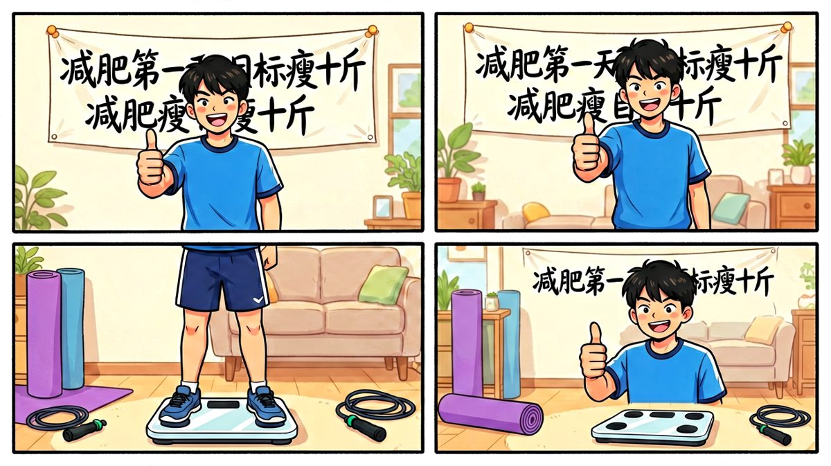 减肥第一天，信心爆棚