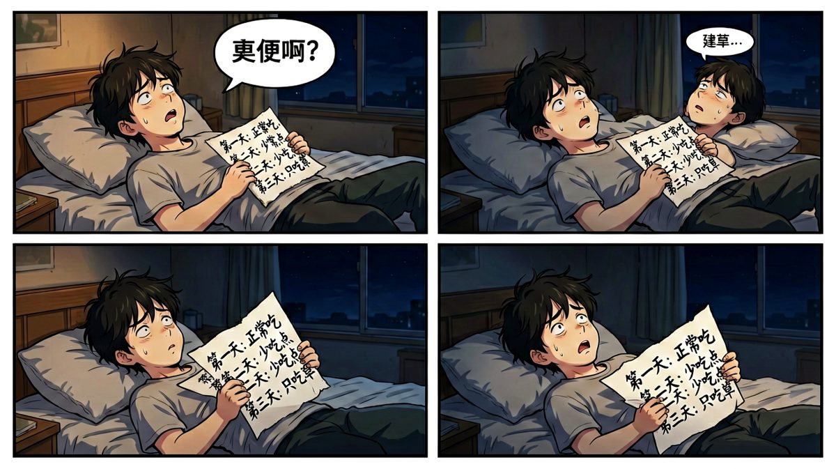减肥计划表竟是自己写的？