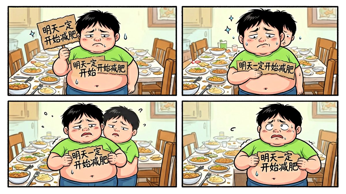减肥？明天再说吧！