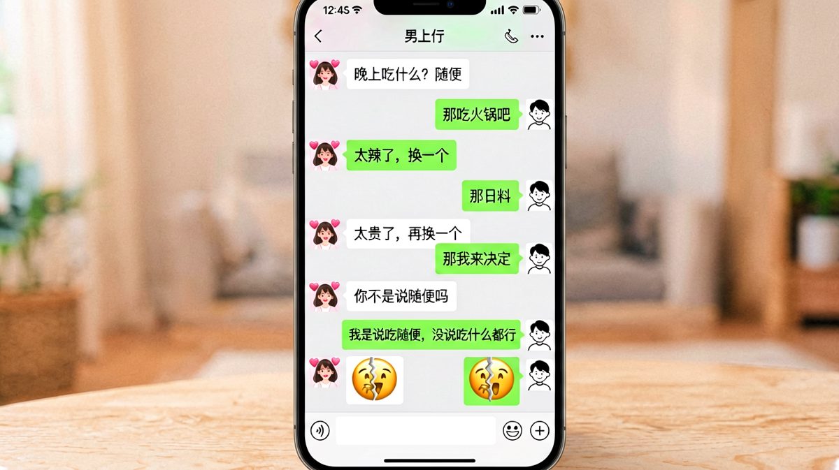 随便这两个字，是每个男生的终极考题