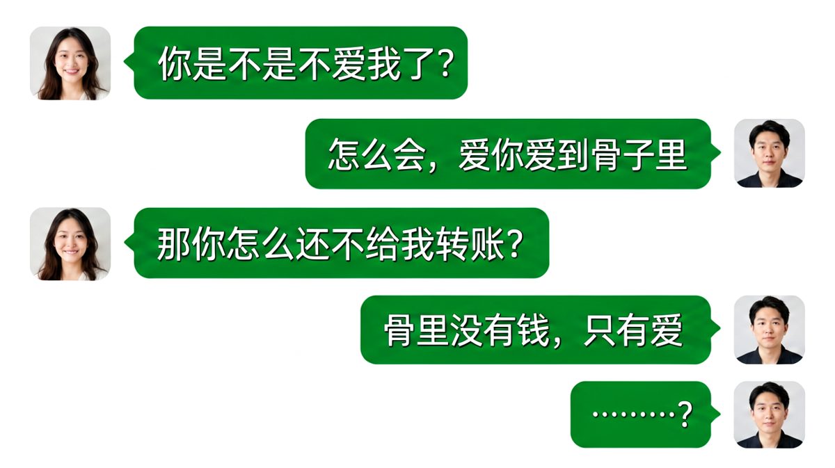「骨里没有钱，只有爱」——精准回避财务问题的教科书式答复