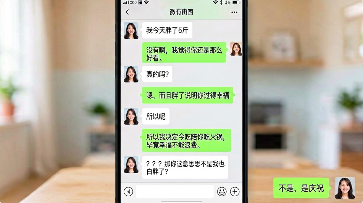 胖了是幸福，吃火锅是庆祝幸福——逻辑闭环堪称完美