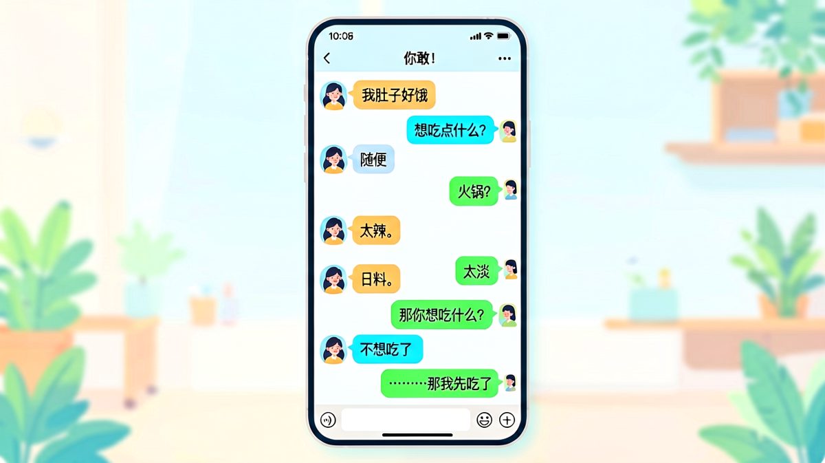 永远不知道想吃什么的女友