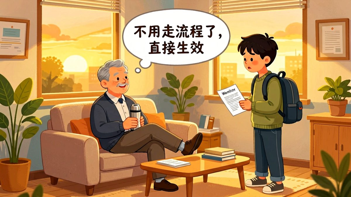 员工紧张兮兮来递交辞呈，老板却说他早就准备好了，让他不用走了