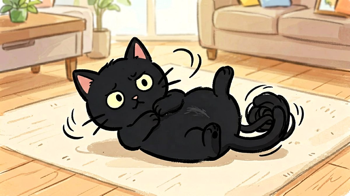 猫：刚才发生了什么？我怎么在地上？