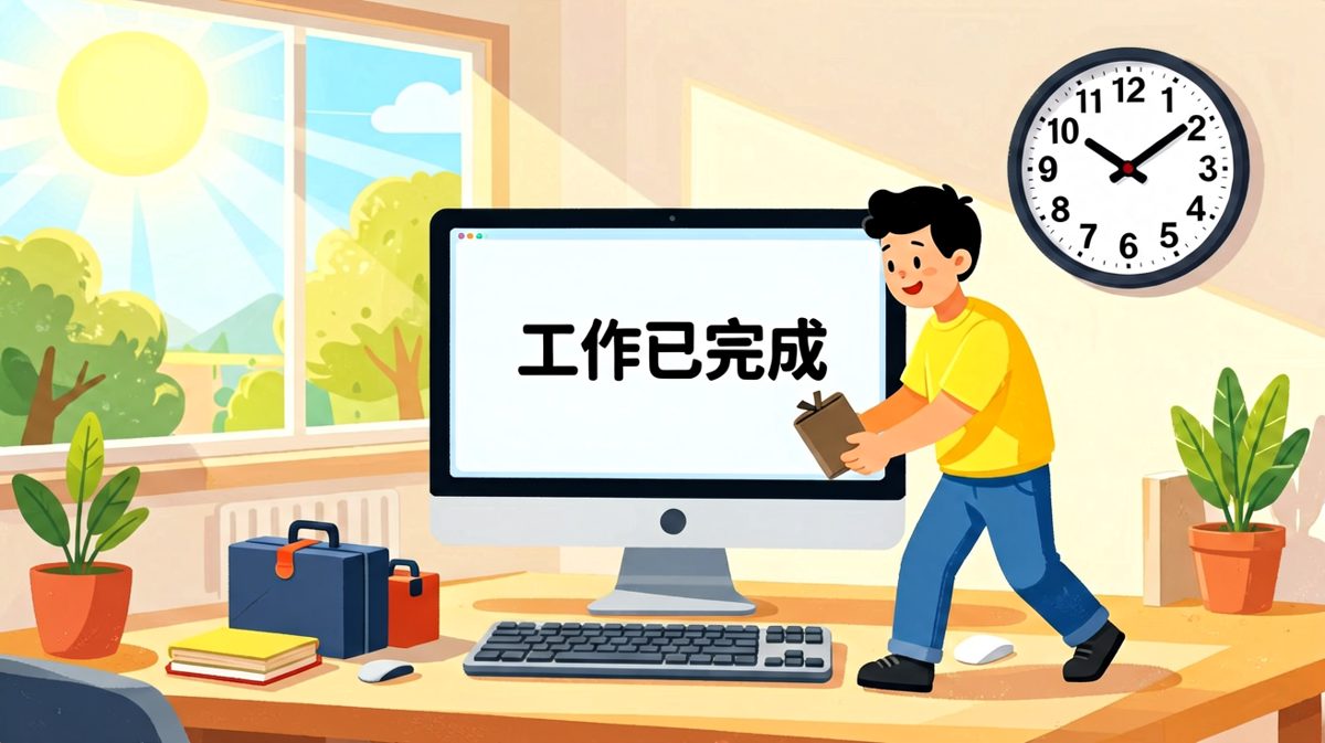 准时下班的最高境界