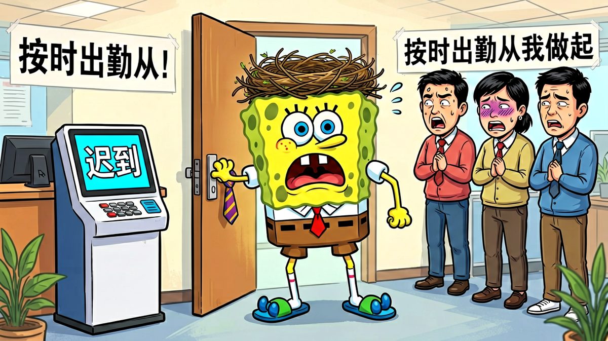 全员注视下的社死到达，迟到卡的致命一击