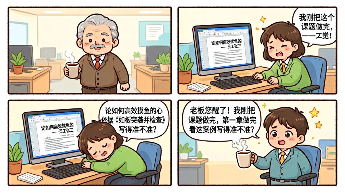摸鱼摸出了学术水准