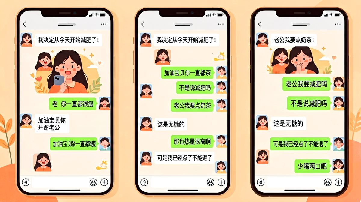 减肥的路上奶茶绊脚