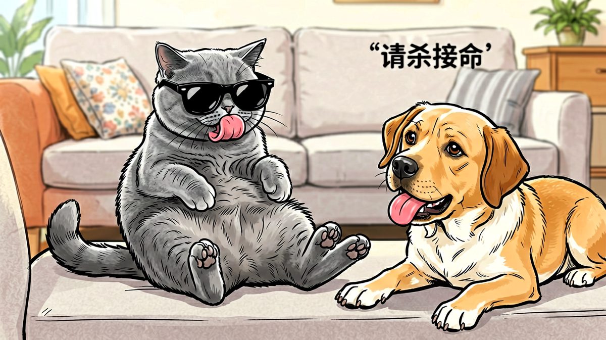 猫：本喵的派头，你学不来