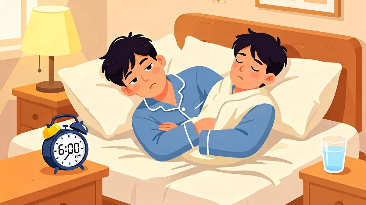 闹钟响起，打工人艰难睁开眼睛