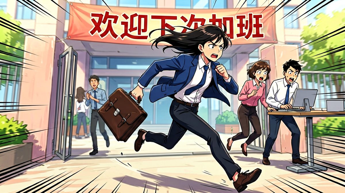 周五六点零一分：百米冲刺，老板都追不上我
