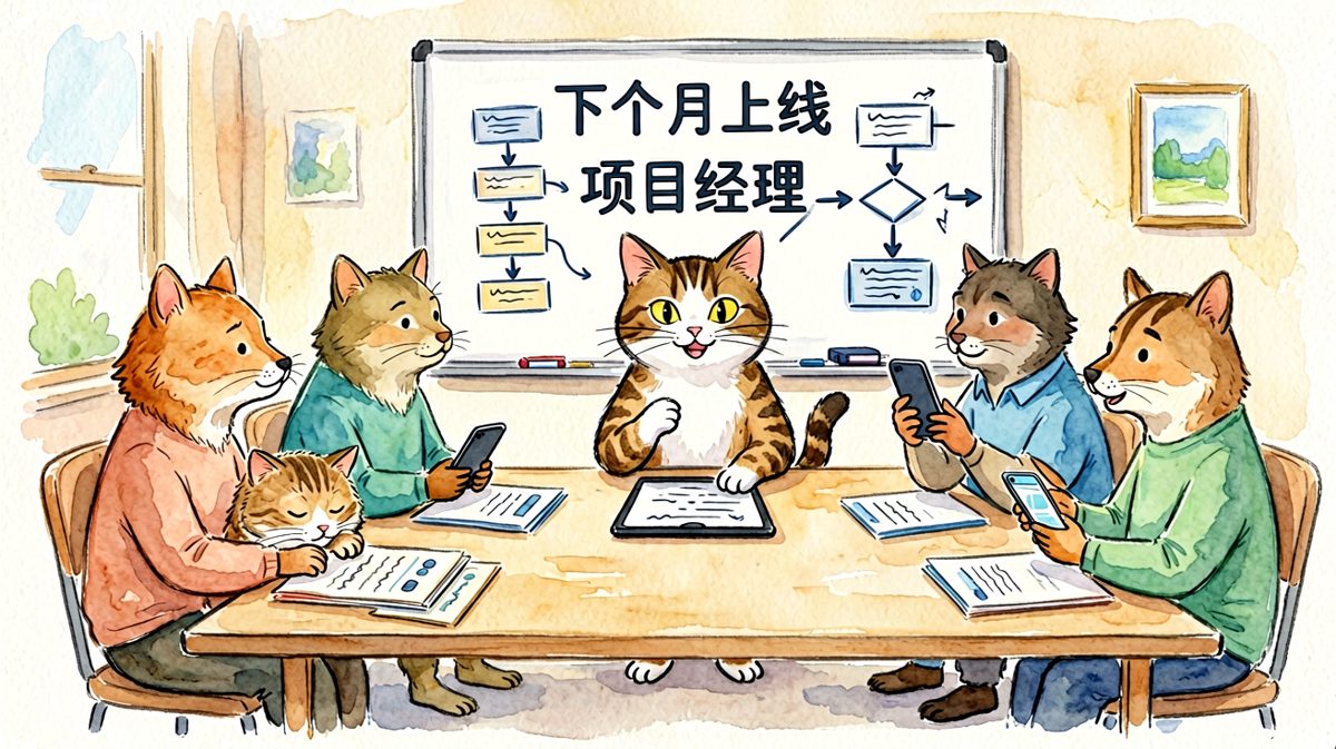 开会时：认真点头，内心：晚上吃啥