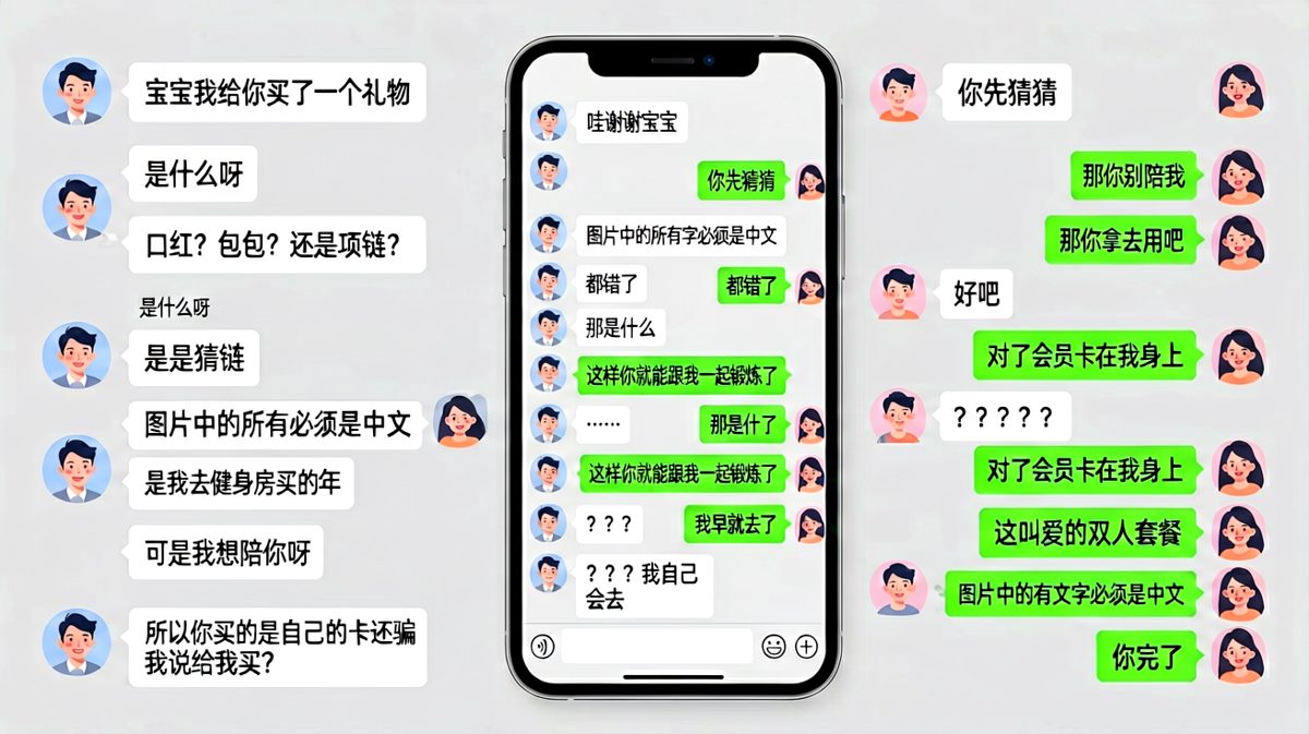 假意送礼实则自购健身卡的套路被当场拆穿