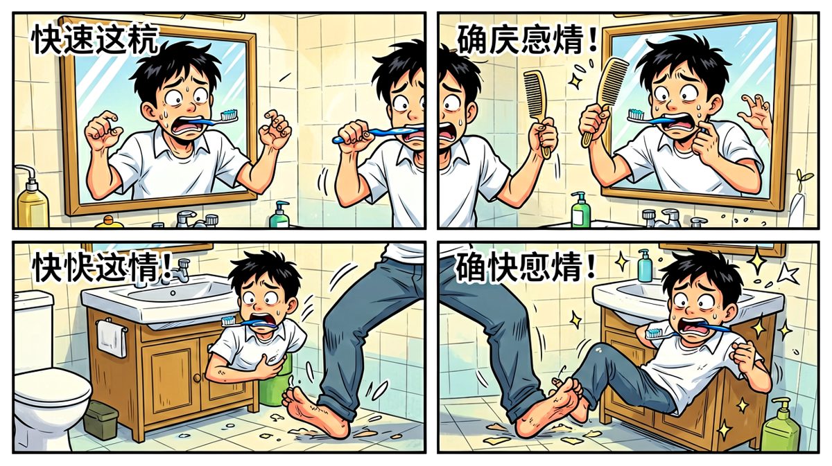 洗漱？不存在的，直接上妆