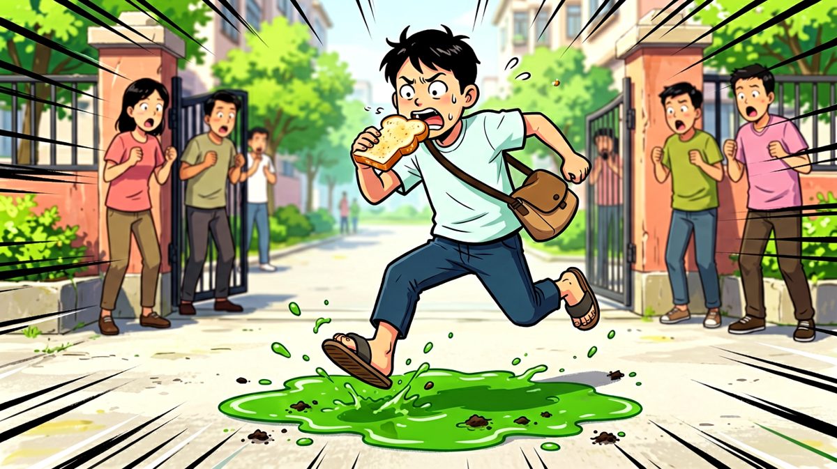 冲——哎呀？！这什么味道……