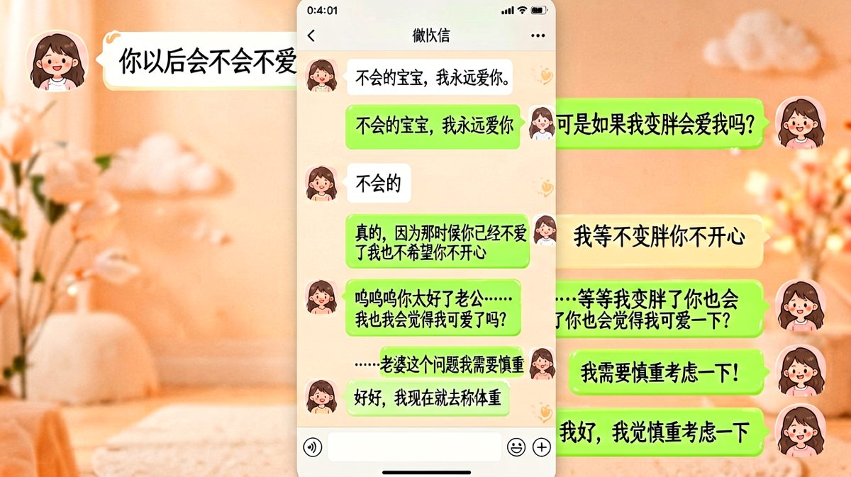 用体重测试爱，男方从深情到慌张的反转让人笑到拍桌。