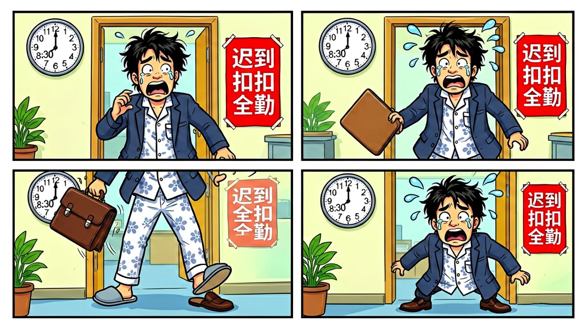 现实：全勤奖再见。