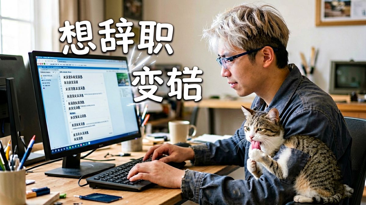 想辞职.jpg：当周一早上闹钟响起的那一刻，这张图就是你内心最真实的呐喊