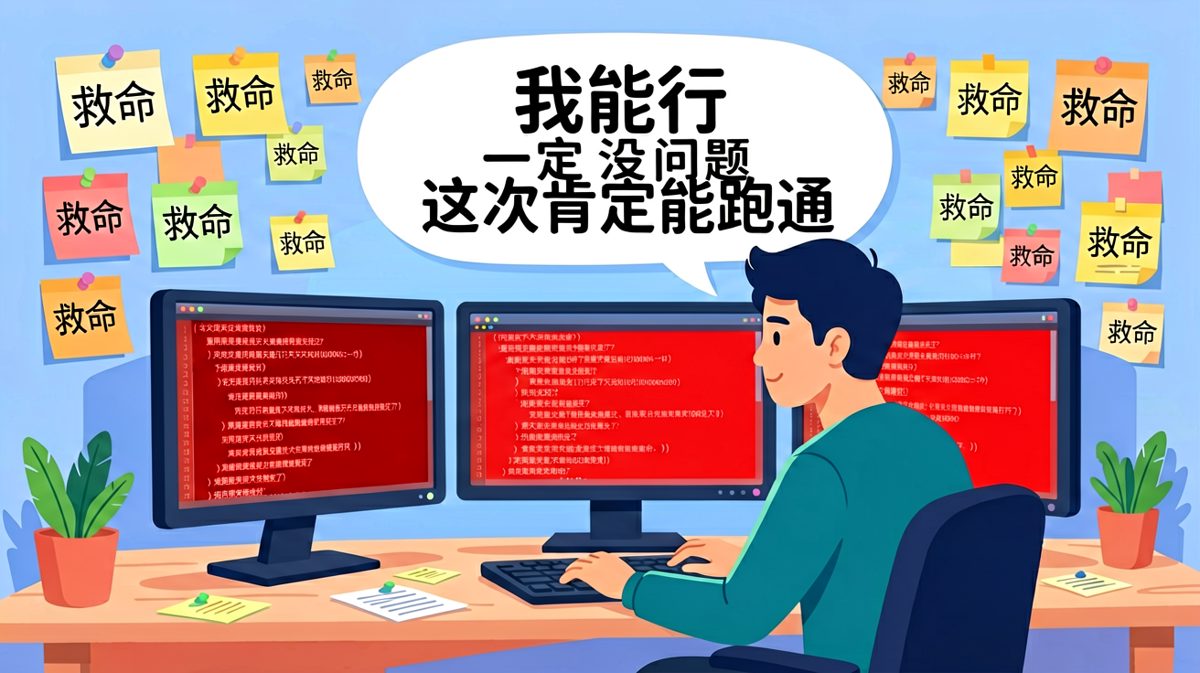 程序员的日常：一边骂代码一边继续修